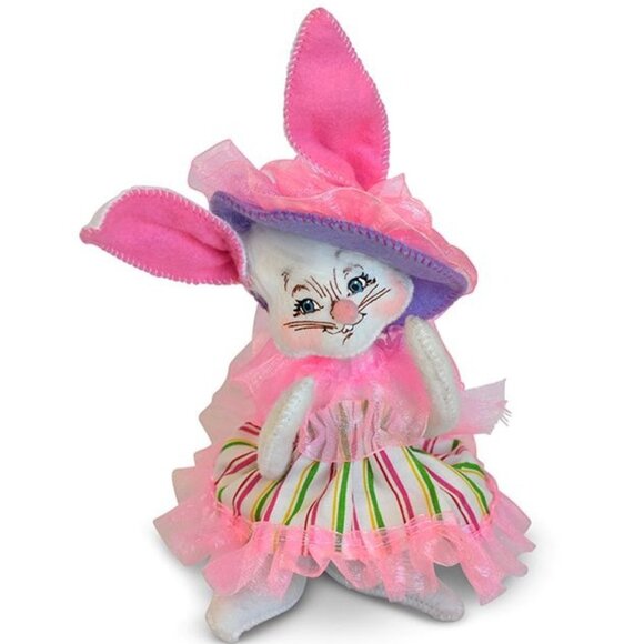 6" Easter Parade Girl Bunny - Picture 1 of 2